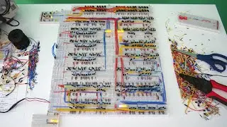 How to Build a Computer on Breadboards Using Transistors