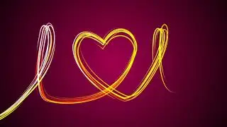 I love u valentine day fire effect no copyright material