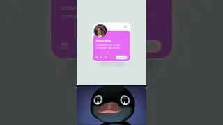 Profile Card UI Design