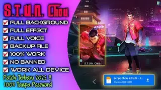 SCRIPT SKIN CHOU S.T.U.N. | FULL EFFECT VOICE | NO BANNED | No Password