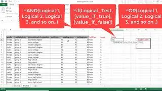 Excel Exercise 4 - IF, AND, OR, COUNT | Excel formulas and functions