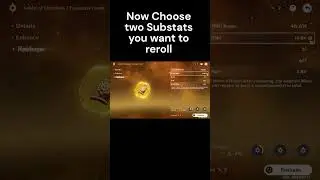 How to use Dust of Enlightenment (Artifacts Reroll) Feature in Genshin Impact 