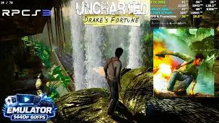 RPCS3 | Uncharted 1 Drake's Fortune Benchmark | Ultra 7 265K, RTX 3060 | Reshade + Lossless v3.2.2