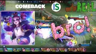 IMPOSSIBLE COMEBACK ! Rank Mode | Lylia Full Item @MobileLegends5v5MOBA @mobilelegends_indonesia