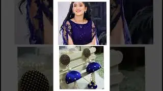 Shivangi joshi dress with matching earrings 😍|