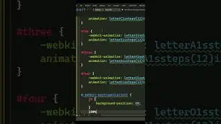 How to make | SPRITE STOP TEXT MOTION ANIMATION | Html css