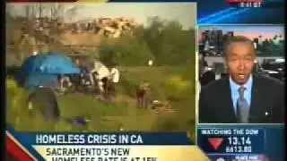 TENT CITY: government will send billions, no help for americans