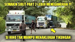 Awalnya si hino jadi pahlawan namun sekarang tidak mampu menaklukan tikungan sitinjau lauik part2