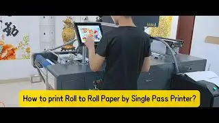 Roll to Roll Single Pass Digital Printer