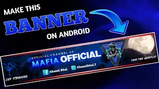 How to Make GAMING Channel Banner Kaise Banaye || How to Create Channel Banner💥Channel Art कैसे बनाए