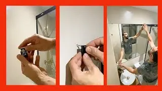 ✅ Método FÁCIL para Montar ESPEJOS con Grapas Extensibles en Paredes