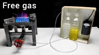 How To Make Free gas from petrol and water | free lpg gas at home petrol and water