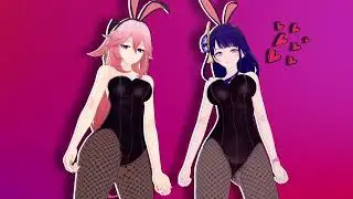 YaeMiko // Raiden, Choose ur girly😳- Ghost dance trend -【MMD Genshin Impact 4K | 60FPS】