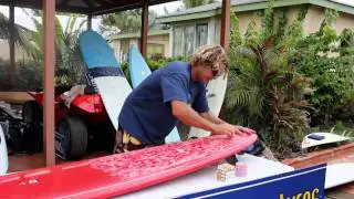 How to wax a surfboard