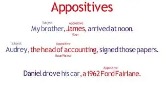 ISG2   Lesson 01   Appositives