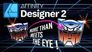 Redesigning the Autobot Insignia in Affinity Designer 2 iPad