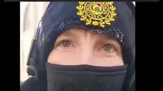 Eyes to eyes with Ottawa police officers. Feb. 17, 2022