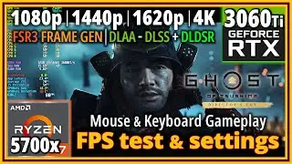 Ghost of Tsushima PC - Ryzen 7 5700X & RTX 3060 Ti - FPS Test and Settings