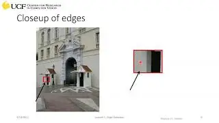 CAP5415 Lecture 6 [Edge Detection - Part I] - Fall2021