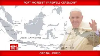 Port Moresby, Farewell Ceremony, 9 September 2024, Pope Francis