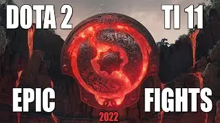 DOTA 2 INTERNATIONAL 11 2022 EPIC FIGHTS + PLAYERS WEBCAM HIGHLIGHTS