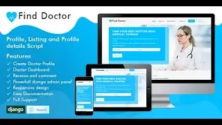Find Doctor - Web Application using Django and ReactJS