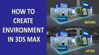 How to create environment in 3ds max  
