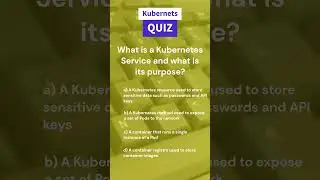 Kubernetes QUIZ -Think you know K8s services? #k8s #kubernetes #study #cka #ckad #services