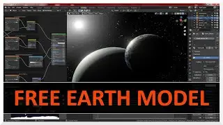 Earth in Universe Animation | Blender 2.93