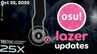 lazer updates - October 22, 2022