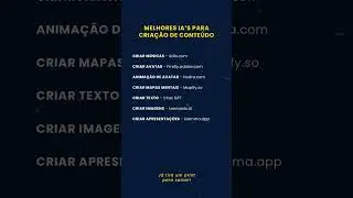 MELHORES INTELIGÊNCIAS ARTIFICIAIS PARA VOCÊ UTILIZAR