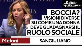 Meloni: "Sangiuliano? Colpita dalla sproporzione mediatica su una vicenda privata"