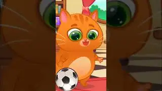 Котик Bubbu играет в мяч #котикбубу #рекомендации #bubbu #virtualpet