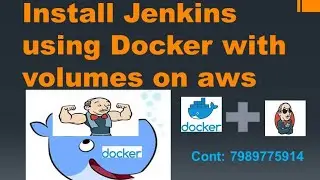 How to Install Jenkins using docker image with volumes on aws  | docker tutorial | JMSTechHome