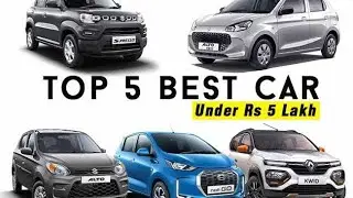 TOP 5 BUDGET CARS UNDER 5 LAKHS IN INDIA 2024