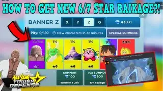 [NEW 400K CODE] HOW TO GET NEW 6/7 STAR RAIKAGE UNIT ALL STAR TOWER DEFENSE UPDATE LEAKS