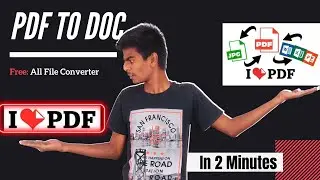 How to convert PDF to Word [ FREE ] | PDF to Word Converter | Hindi