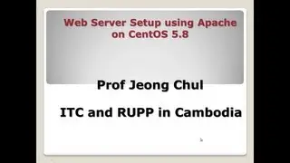 Webserver Setup using Apache on CentOS 5.8 - part 1/4