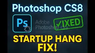 How to fix Photoshop 8 hang at startup