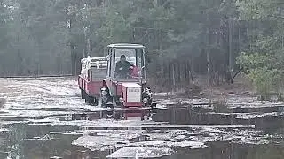 Вот такая выдалась поездка за дровами) Подписывайтесь и ставьте лайки!) #tractorvideo #youtube #т25