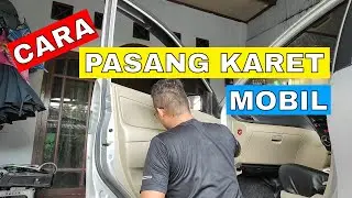 Mengganti Karet Kaca pintu depan