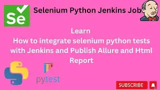 Selenium Python tests integration with Jenkins