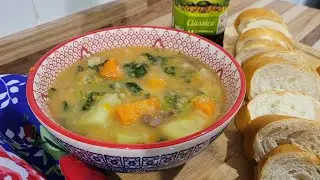 SOPA DE LEGUMES COM AGRIÃO | SOPAS E CALDOS QUENTES