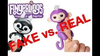 Amazon Fake vs Real Fingerlings - Buyer Beware Comparison and Review