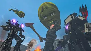 Lin Gang Melon Epic Fight 2 ( Titan TV Man Show Up )