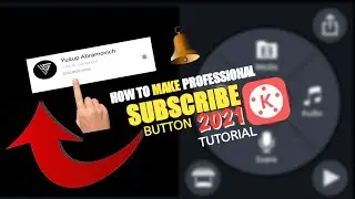 How to make subscribe button green screen animation | kinemaster tutorial