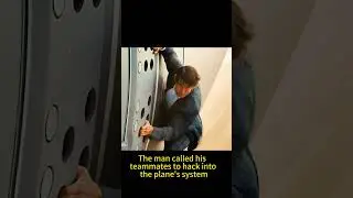 The man made a dash for the plane.