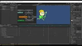 2D Hand Drawn Character Animation Test in Unity.