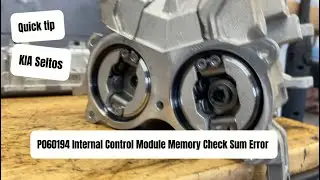 P060194 Internal Control Module Memory Check Sum Error | KIA Seltos 1.6T-GDI