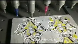 Máquina de microinyección de etiquetas de plastisol automática súper rápida